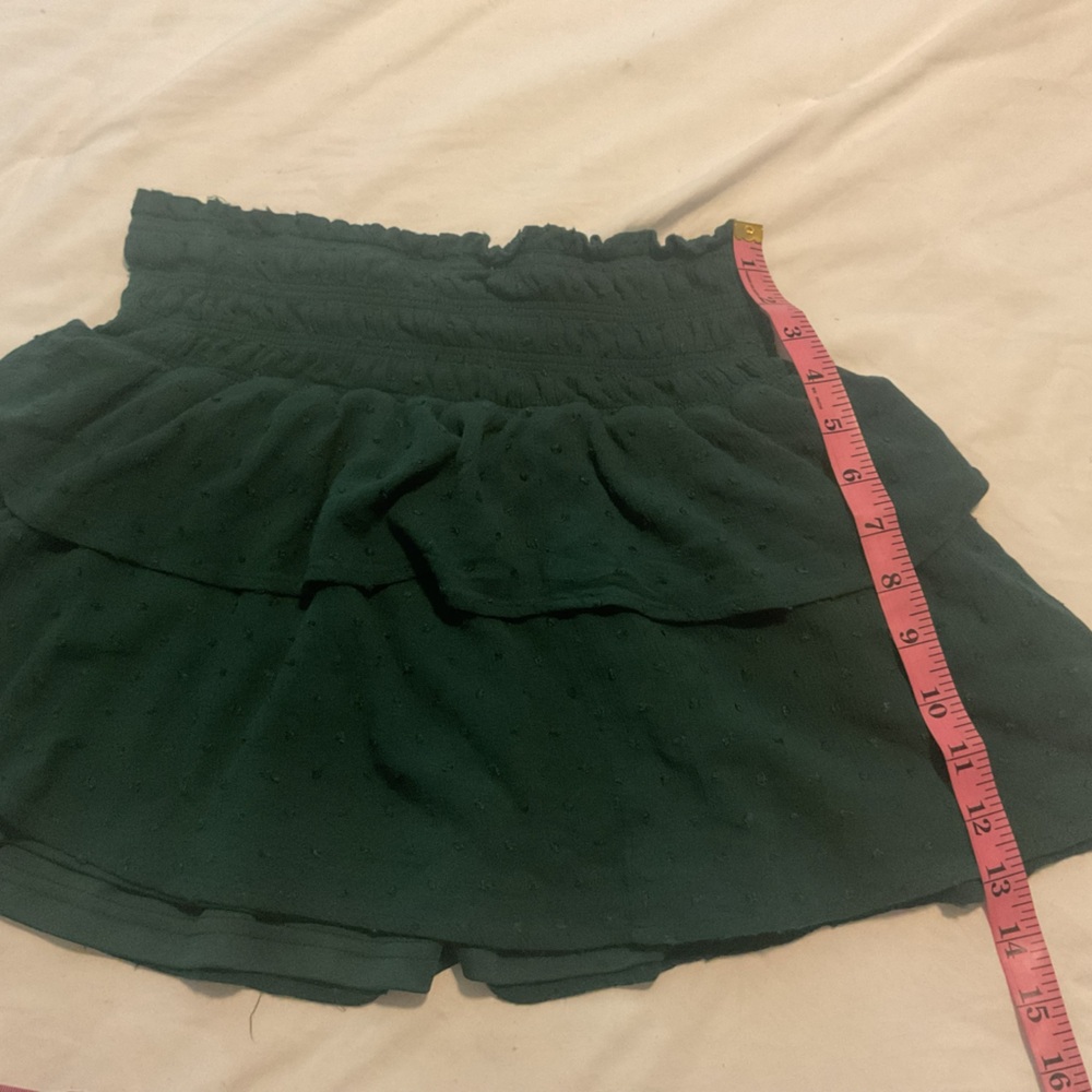 Altar’d State Dark Green Smocked Skirt